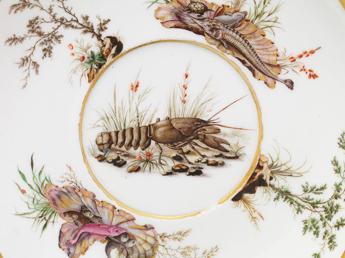 Broth bowl with cover and stand (écuelle ronde et plateau rond), Vincennes Manufactory (French, ca. 1740–1756), Soft-paste porcelain decorated in polychrome enamels, gold, French, Vincennes