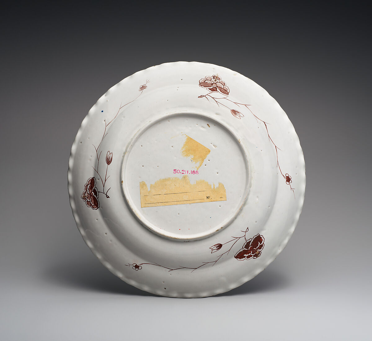 Plate, Ansbach Pottery and Porcelain Manufactory (German, 1758–1860), Faience (tin-glazed earthenware), German, Ansbach