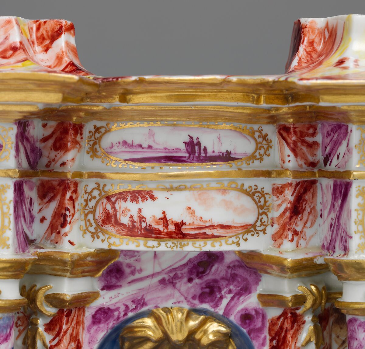 Temple of Venus, Meissen Manufactory (German, 1710–present), Hard-paste porcelain decorated in polychrome enamels, gold, German, Meissen