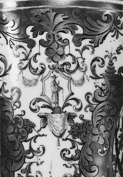 Beaker with cover, Meissen Manufactory (German, 1710–present), Hard-paste porcelain, German, Meissen