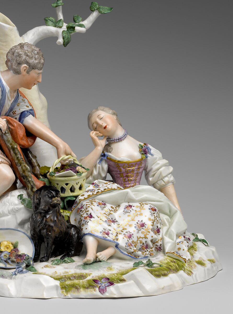 Le Panier Mistérieux, Fulda Pottery and Porcelain Manufactory (German, 1764–1789), Hard-paste porcelain, German, Fulda
