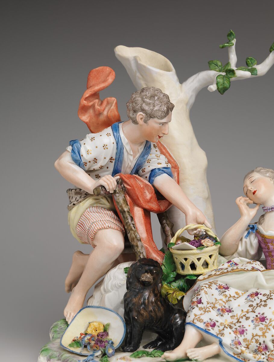 Le Panier Mistérieux, Fulda Pottery and Porcelain Manufactory (German, 1764–1789), Hard-paste porcelain, German, Fulda