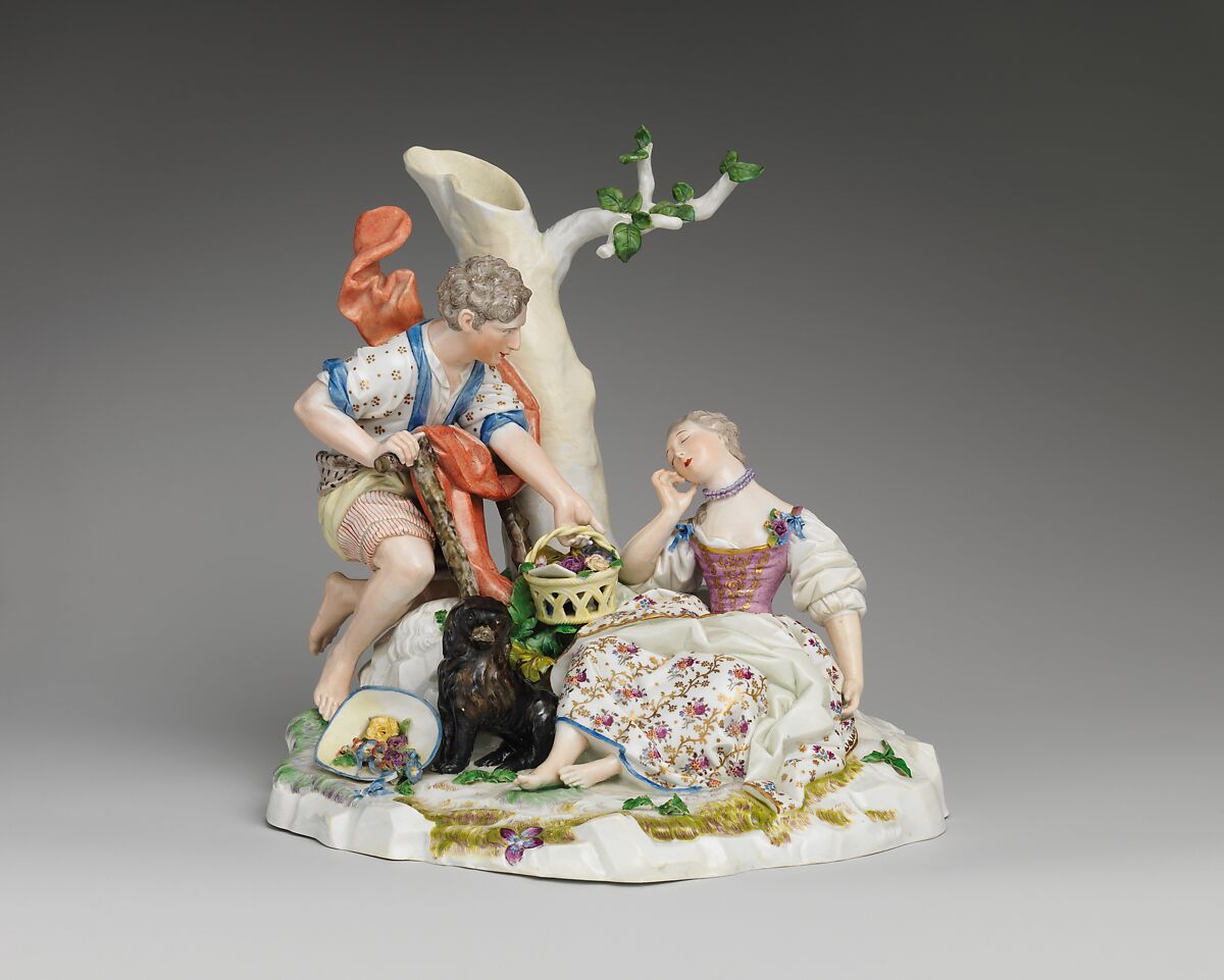 Le Panier Mistérieux, Fulda Pottery and Porcelain Manufactory (German, 1764–1789), Hard-paste porcelain, German, Fulda