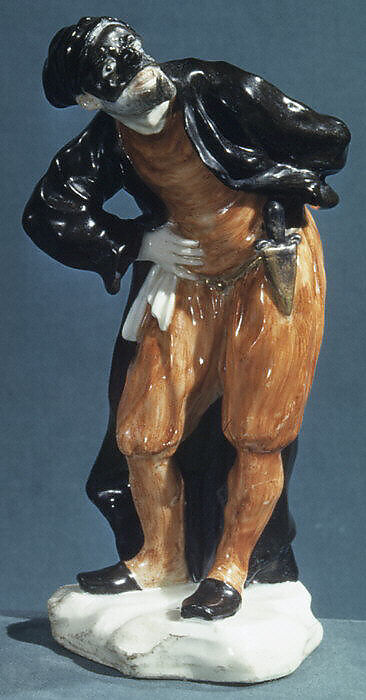 Pantaloon (one of a pair), Capodimonte Porcelain Manufactory (Italian, 1740/43–1759), Soft-paste porcelain, Italian, Naples 