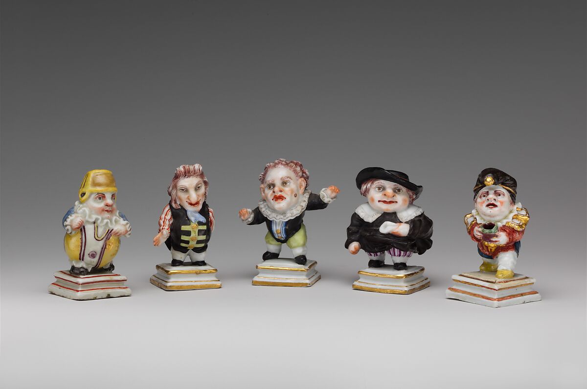Callot dwarf, Doccia Porcelain Manufactory (Italian, 1737–1896), Hard-paste porcelain, Italian, Florence