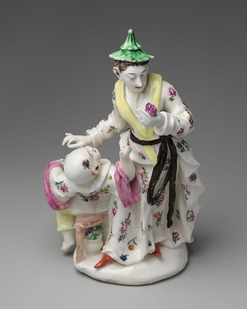 Mother and child group, Derby Porcelain Manufactory (British, 1751–1785), Soft-paste porcelain, British, Derby