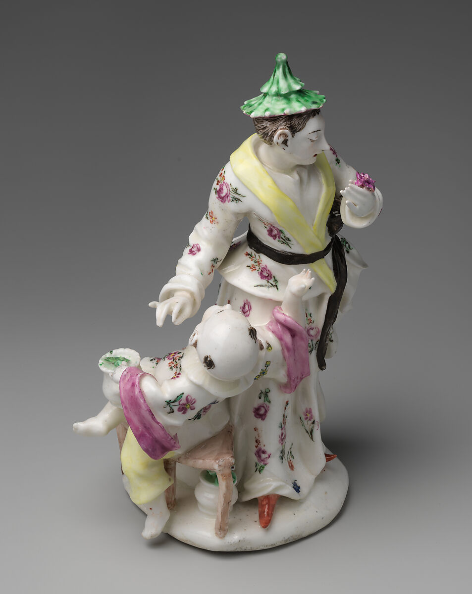 Mother and child group, Derby Porcelain Manufactory (British, 1751–1785), Soft-paste porcelain, British, Derby