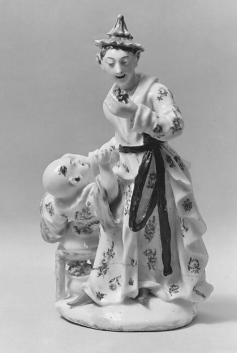 Mother and child group, Derby Porcelain Manufactory (British, 1751–1785), Soft-paste porcelain, British, Derby 