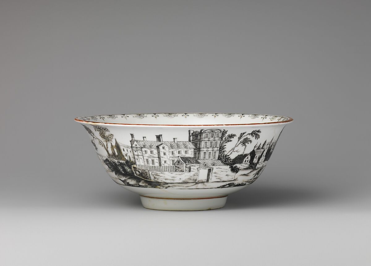 Slop bowl, Vienna, Hard-paste porcelain, Austrian, Vienna 