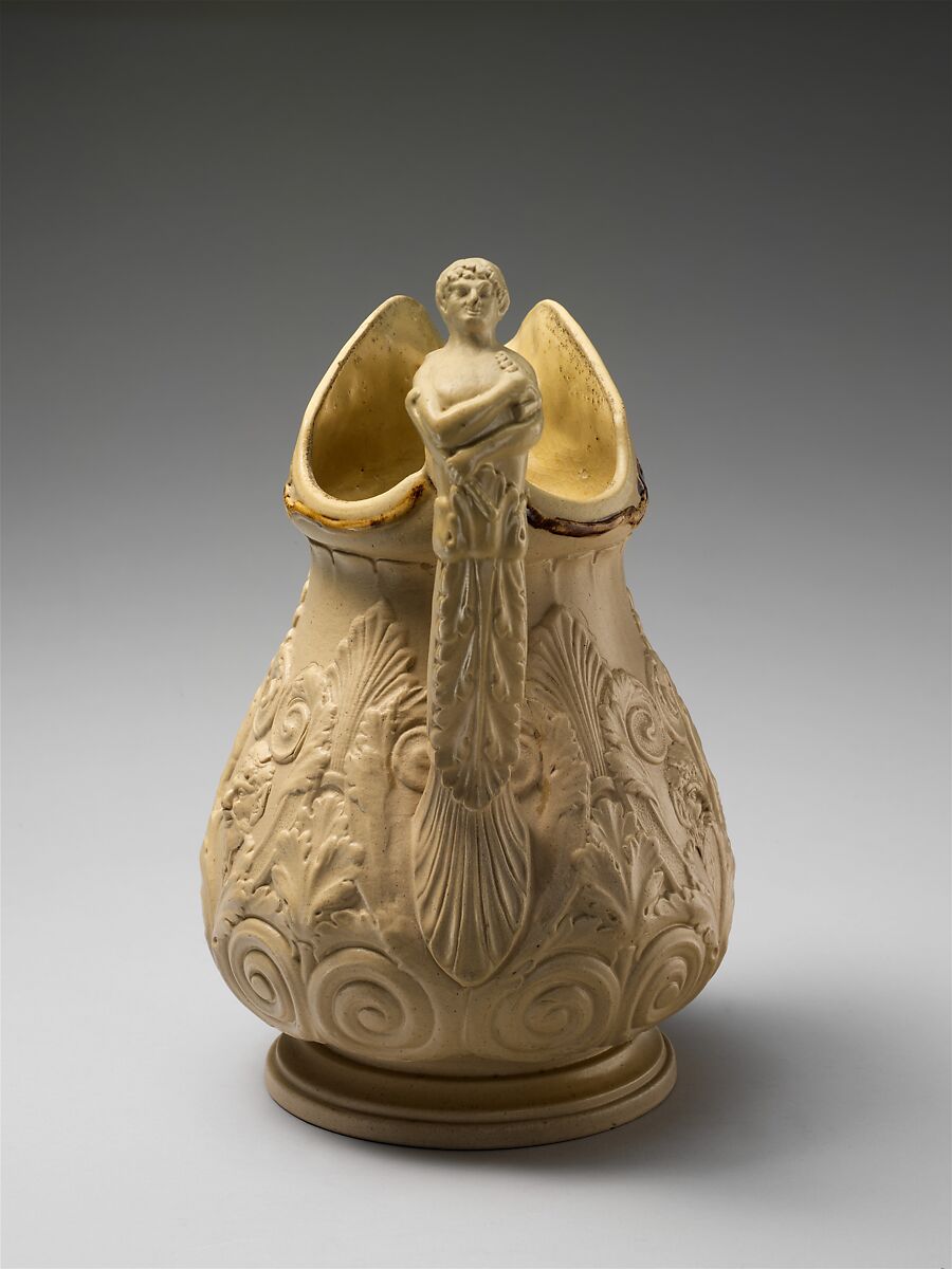 Pitcher, D. &amp;  J. Henderson Flint Stoneware Manufactory (active 1829–33), Stoneware, American