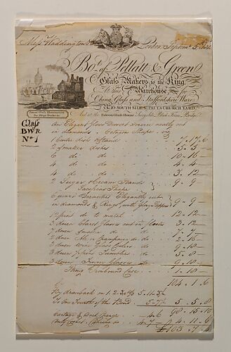 Original Bill of Sale, Pellatt and Green