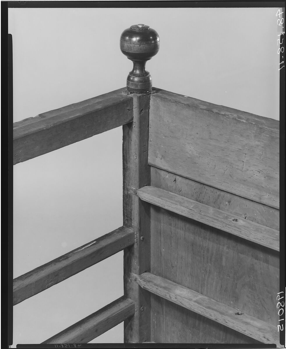 Chest of Drawers, Painted red oak, white oak, white pine,
yellow pine, American