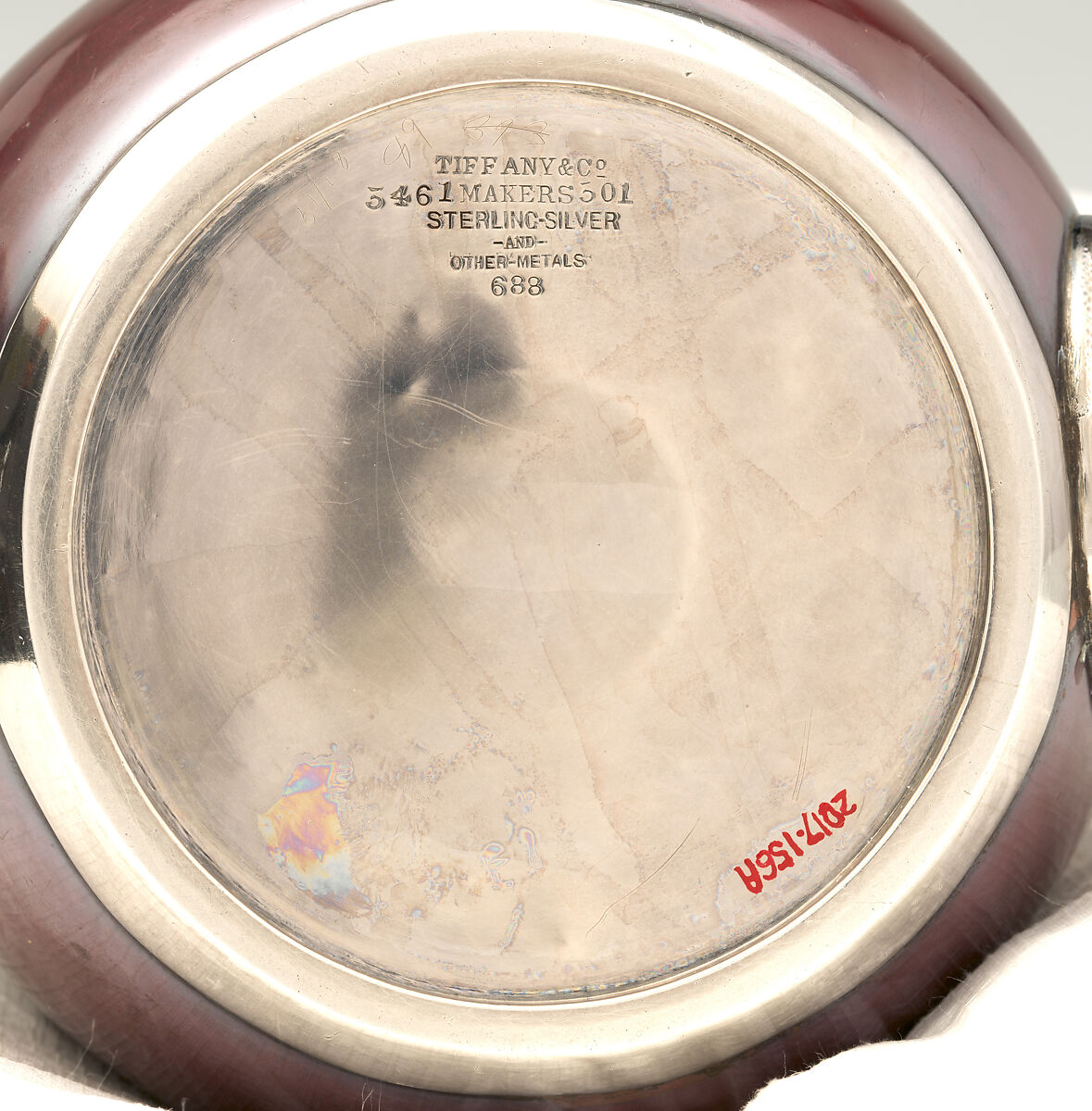 Chocolate Pot, Tiffany &amp; Co. (1837–present), Silver, patinated copper, gold, and ivory, American