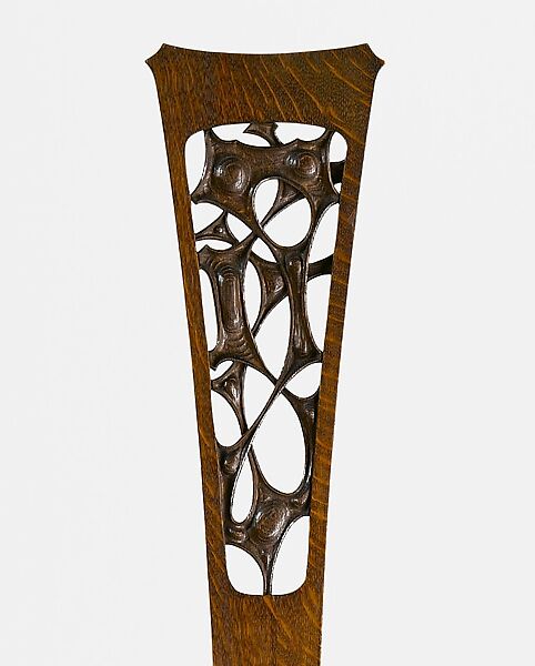 Chair, Charles Rohlfs (American, Brooklyn, New York 1853–1936 Buffalo, New York), Oak, American