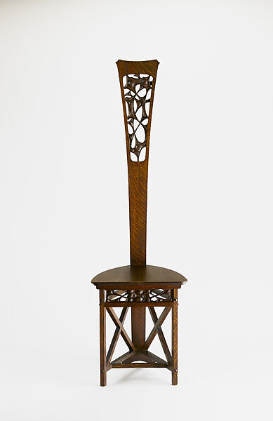 Chair, Charles Rohlfs (American, Brooklyn, New York 1853–1936 Buffalo, New York), Oak, American 