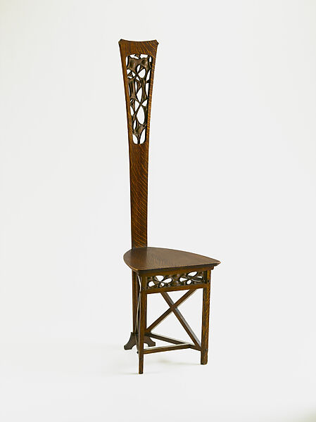 Chair, Charles Rohlfs (American, Brooklyn, New York 1853–1936 Buffalo, New York), Oak, American