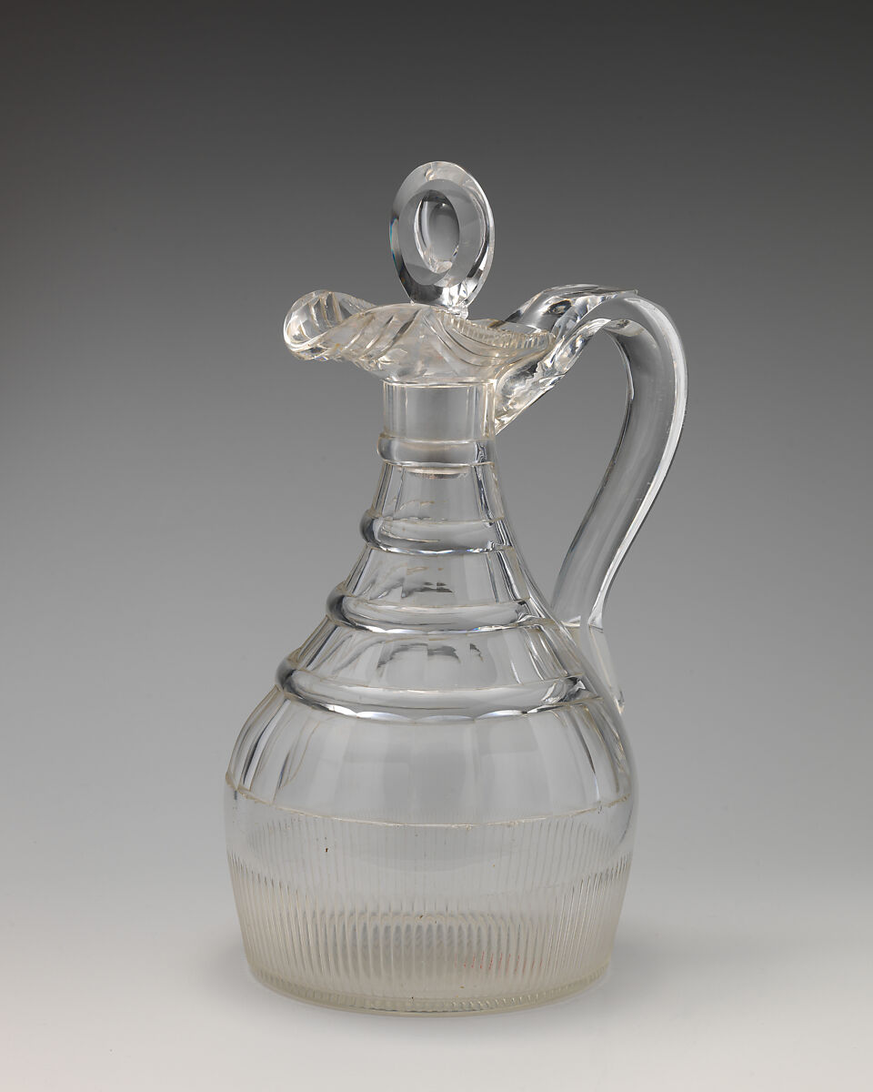 Claret jug, Glass, British or Irish 