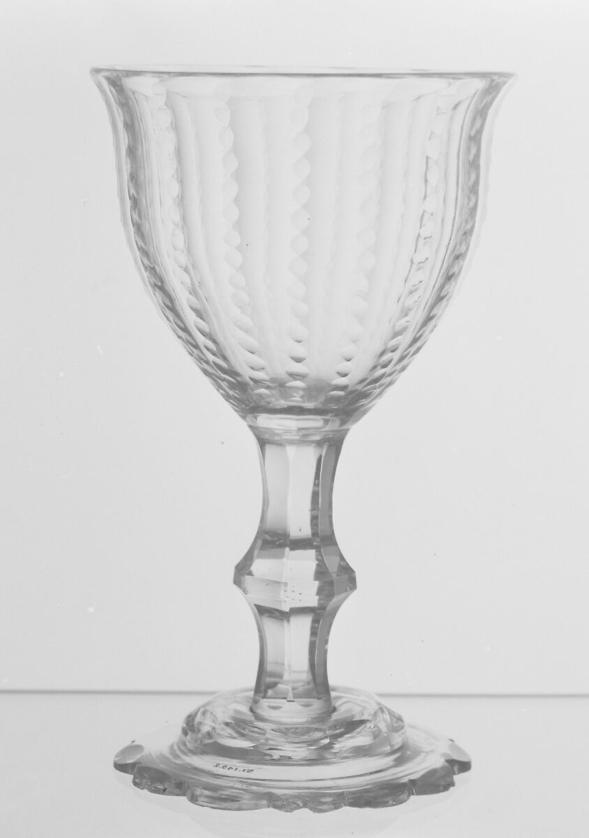 Sweetmeat glass (one of two), Glass, Irish 