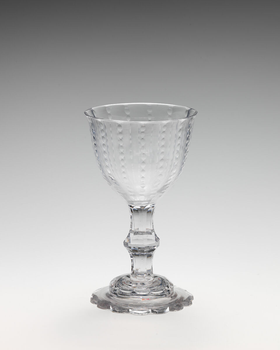 Sweetmeat glass (one of two), Glass, Irish 