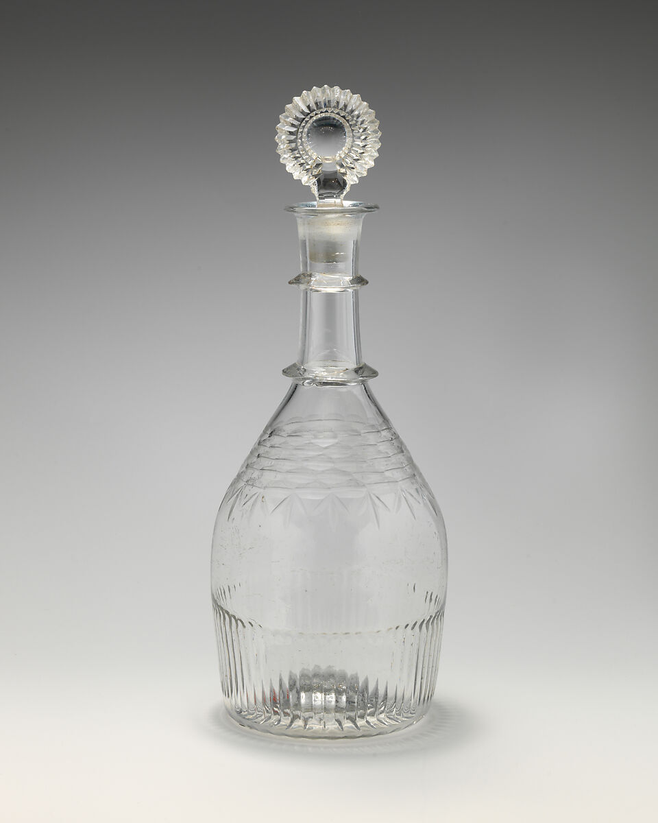 Decanter, Glass, Irish, probably Belfast 