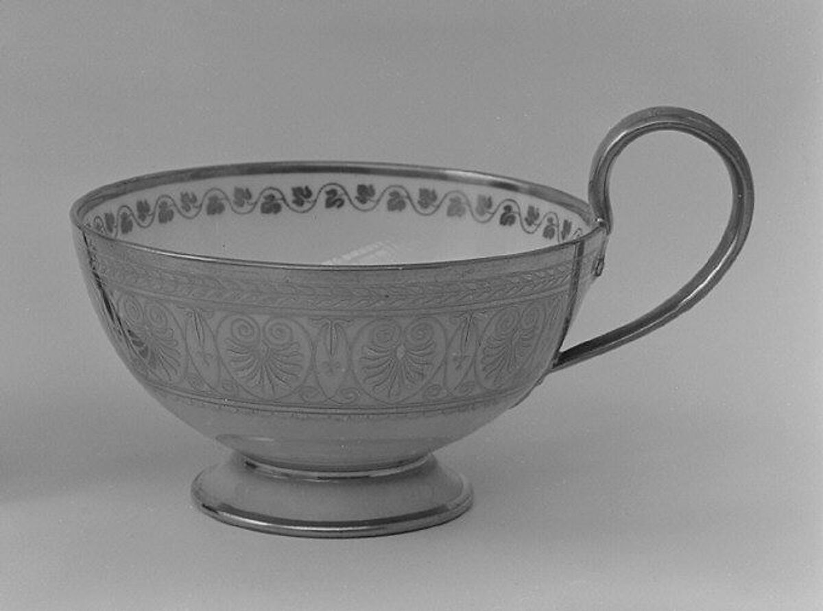 Cup (part of a service), Sèvres Manufactory (French, 1740–present), Hard-paste porcelain, French, Sèvres 