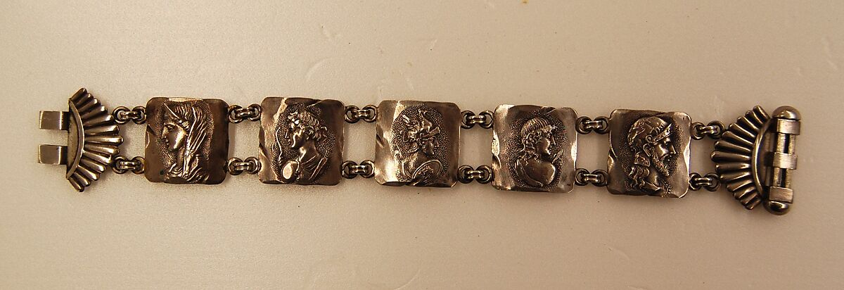 Bracelet, George W. Shiebler &amp; Co. (1876–1907), silver, American 