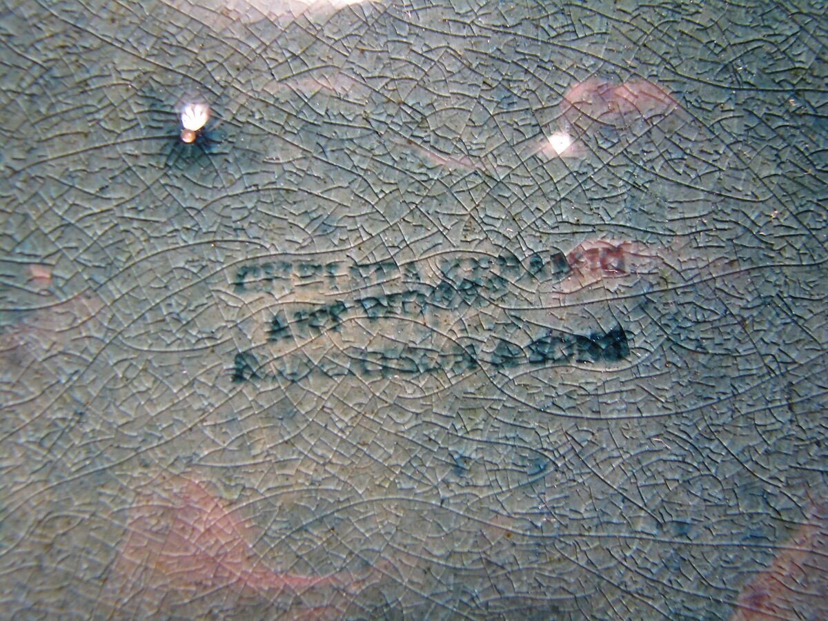 Plaque, Chelsea Keramic Art Works (1872–1889), Earthenware, American