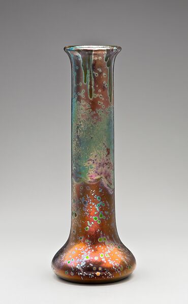 Vase, S. A. Weller Pottery (1888–1948), Earthenware ("Sicardo" line), American 