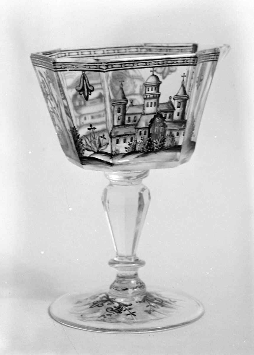 Sweetmeat glass, Glass, German 