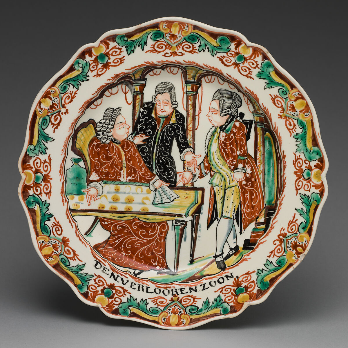 Plate (part of a set of six), John Turner (active 1762–86), Earthenware, British, Staffordshire 