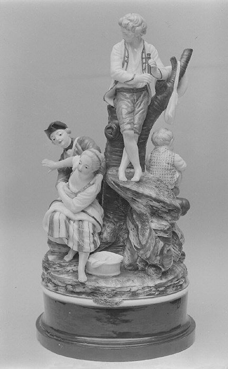 Group, Niderviller (French, manufactory established 1735), Hard-paste porcelain, French, Niderviller 