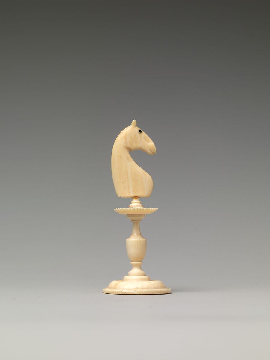 Chessmen (32), Ivory, ebony, German