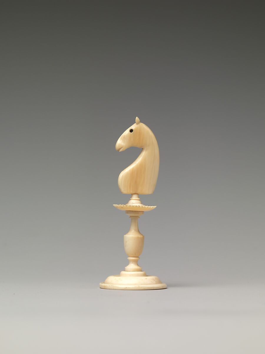 Chessmen (32), Ivory, ebony, German