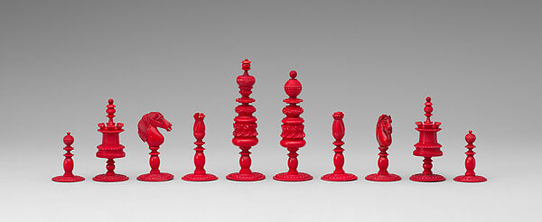 Chessmen (32), Ivory, British