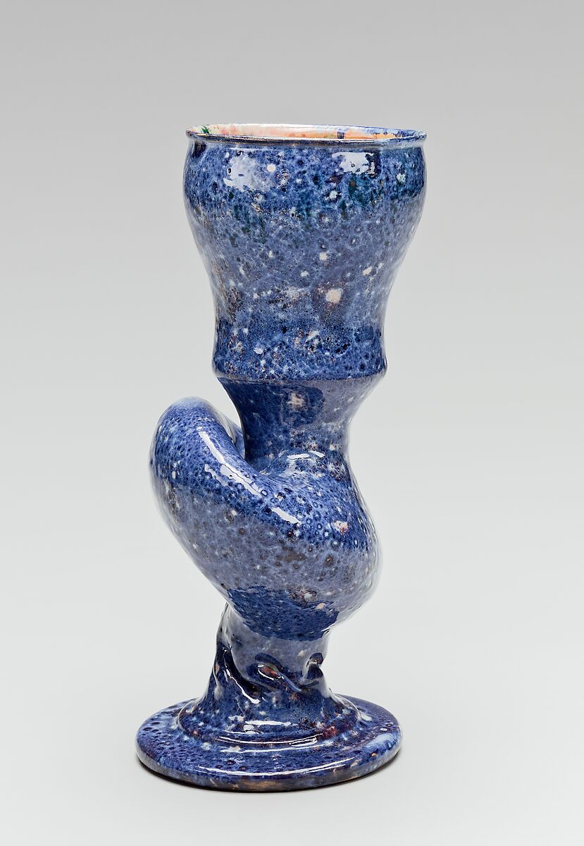 Vase, George E. Ohr (American, Biloxi, Mississippi 1857–1918  Biloxi, Mississippi), Earthenware, American 