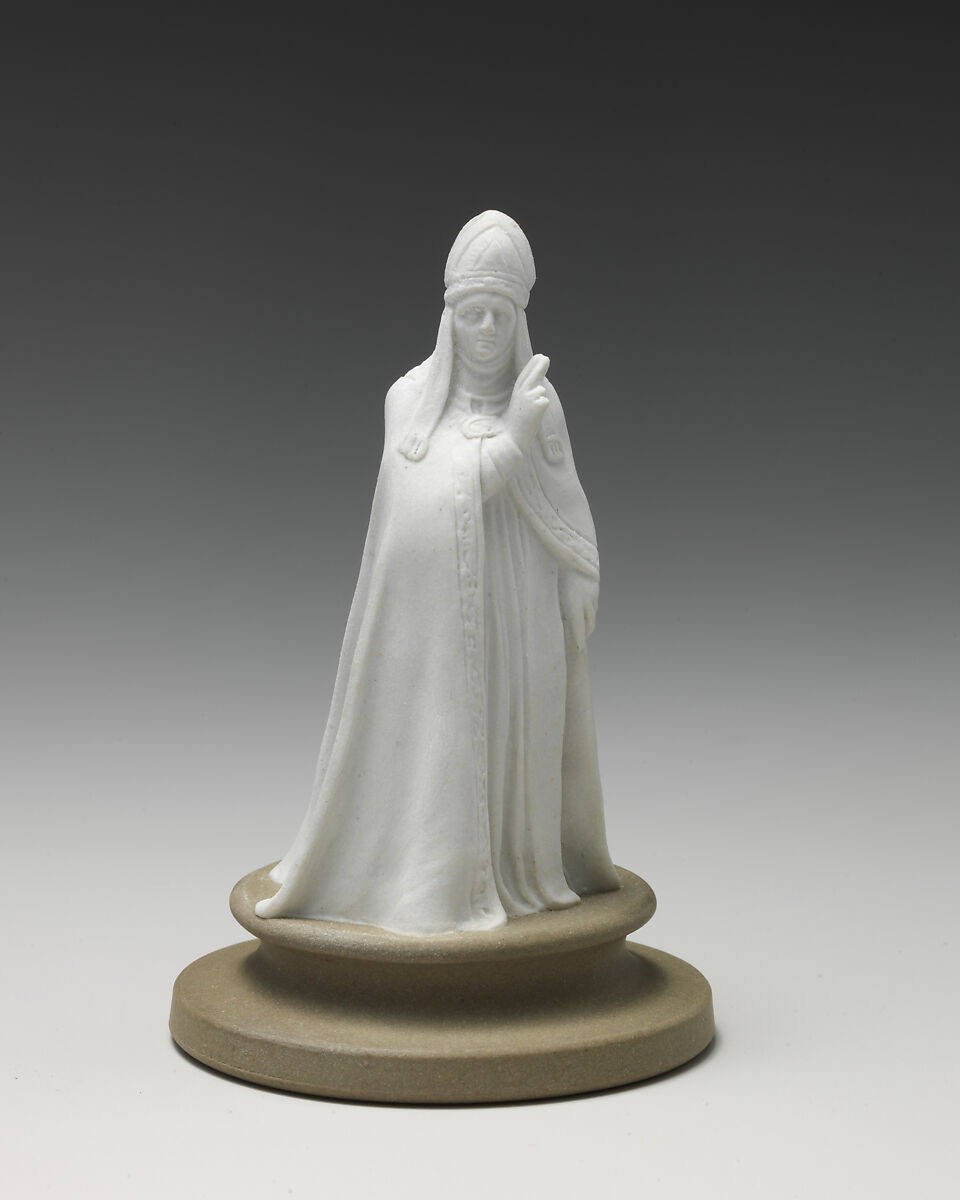 Chessmen (32), John Flaxman (British, York 1755–1826 London), Jasperware, British, Staffordshire