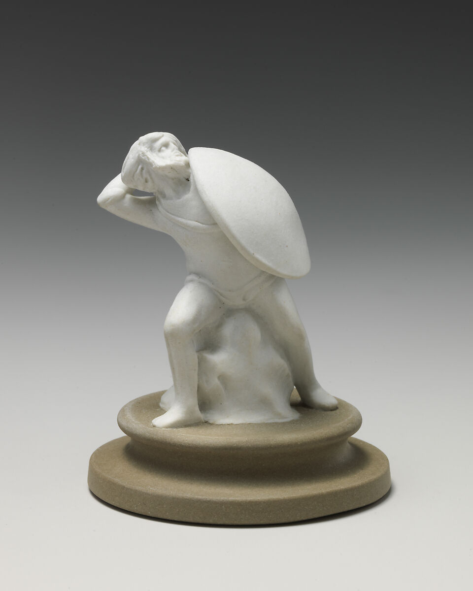 Chessmen (32), John Flaxman (British, York 1755–1826 London), Jasperware, British, Staffordshire