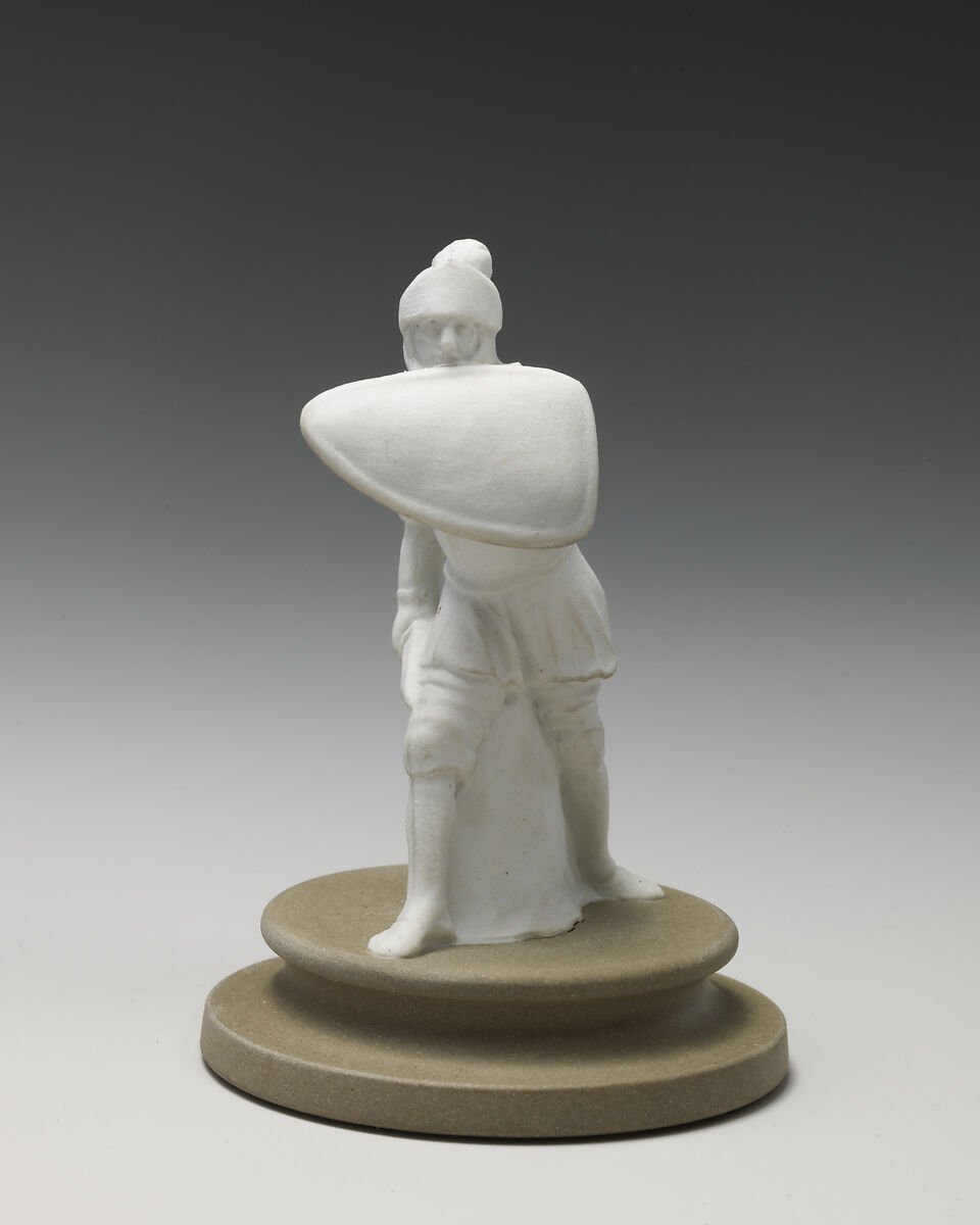 Chessmen (32), John Flaxman (British, York 1755–1826 London), Jasperware, British, Staffordshire