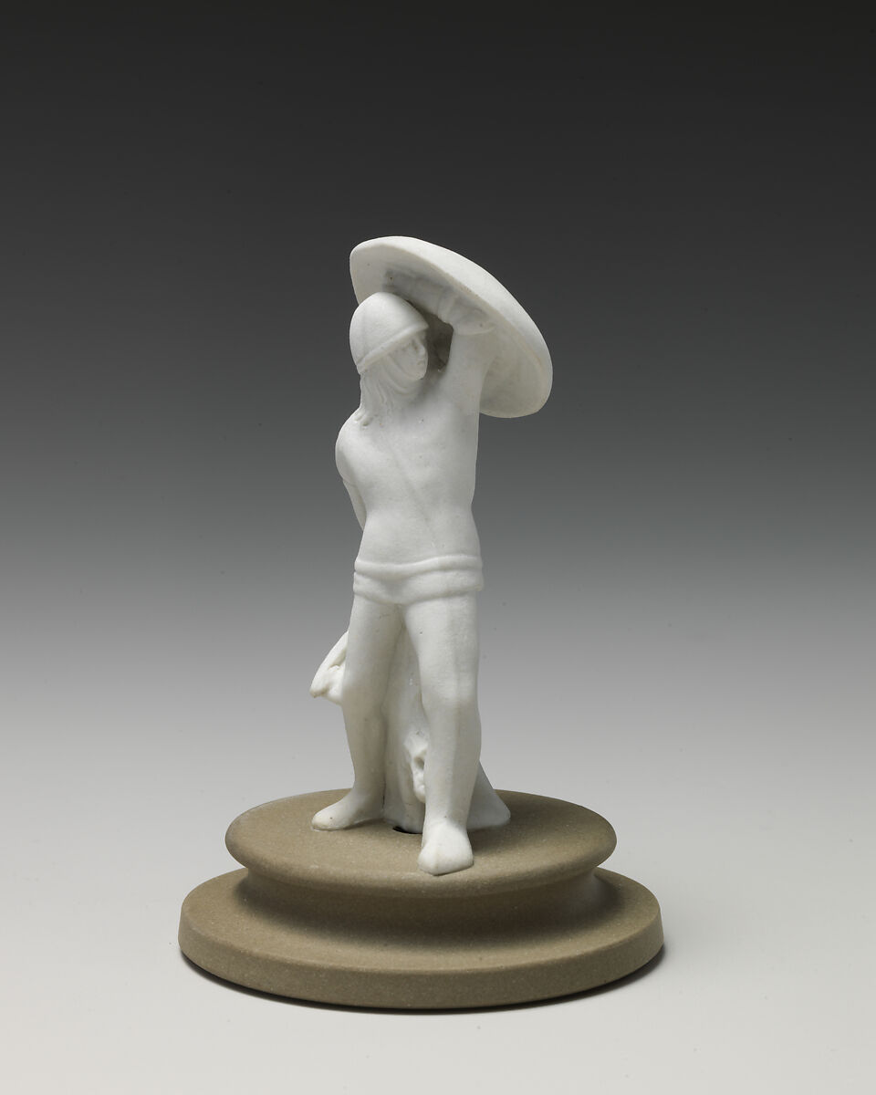 Chessmen (32), John Flaxman (British, York 1755–1826 London), Jasperware, British, Staffordshire