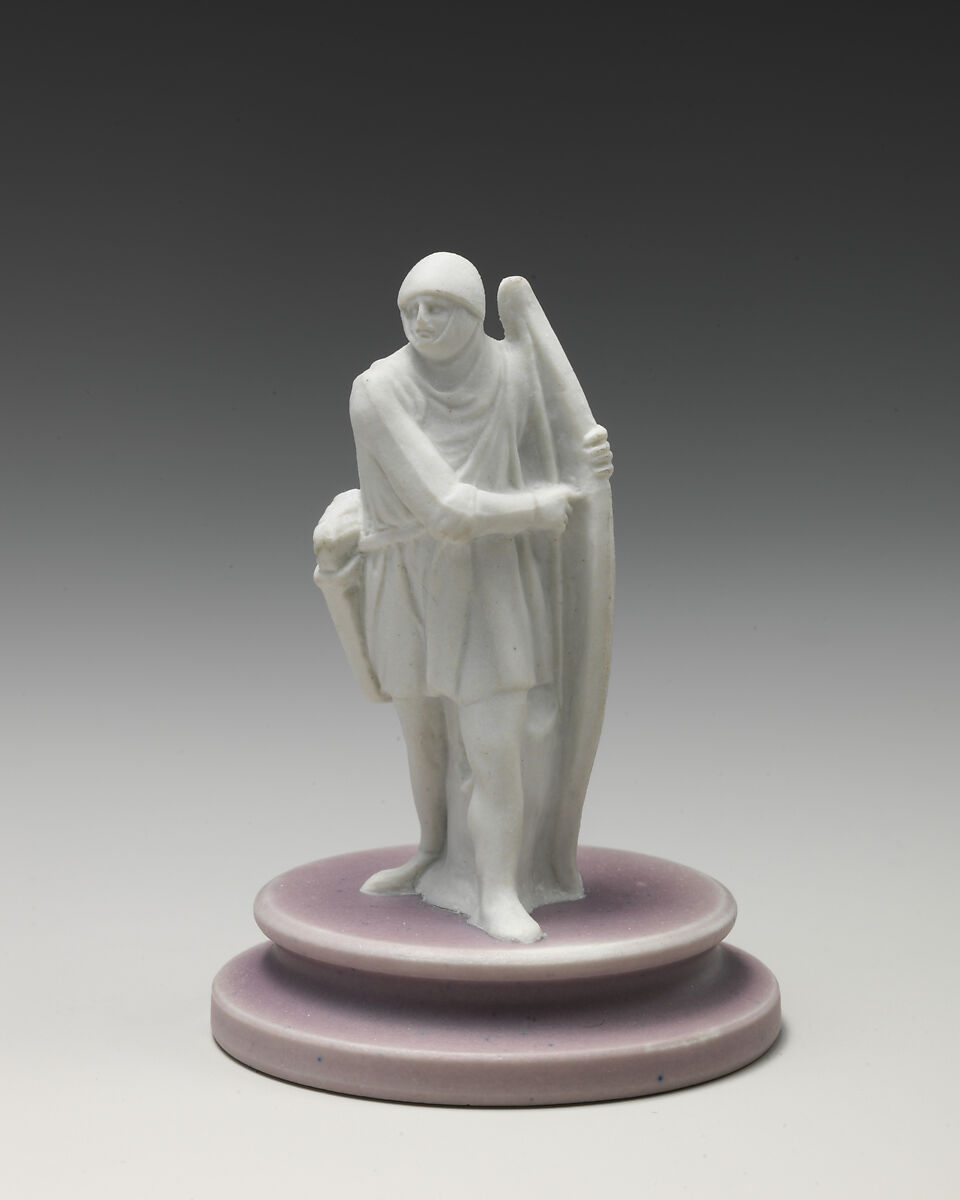 Chessmen (32), John Flaxman (British, York 1755–1826 London), Jasperware, British, Staffordshire