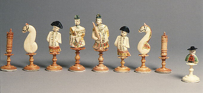 Chessmen, Ivory, French, Dieppe 