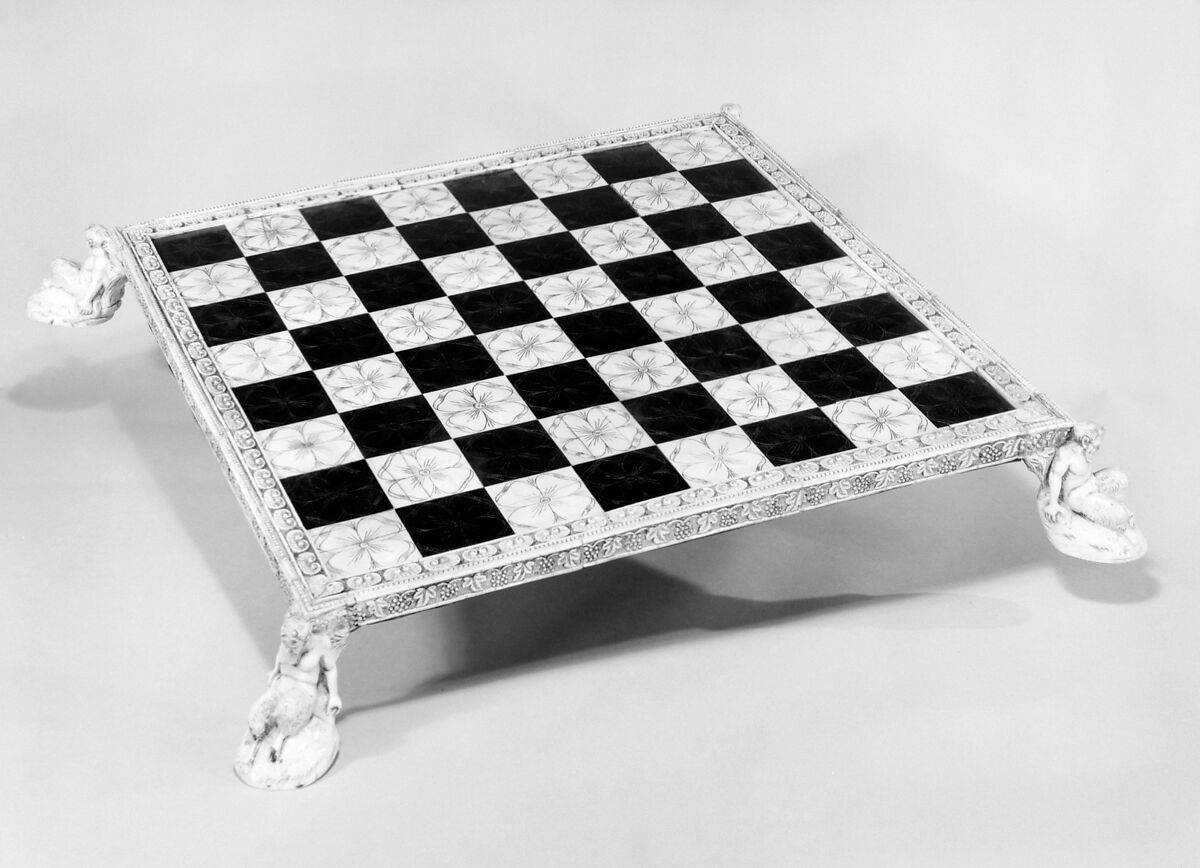 Chessboard, Ivory, Italian, Florence 