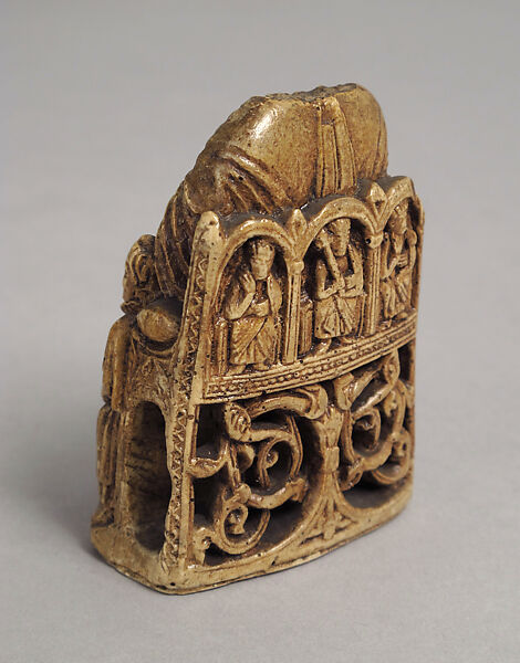 Chessman (Bishop), Plaster, painted white, European