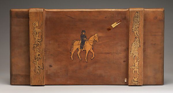 Battle of Waterloo chess set, Phyllis and Delphis Gardner (born 1890 and 1900 respectively), Wood, British, Maidenhead