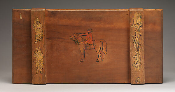 Battle of Waterloo chess set, Phyllis and Delphis Gardner (born 1890 and 1900 respectively), Wood, British, Maidenhead