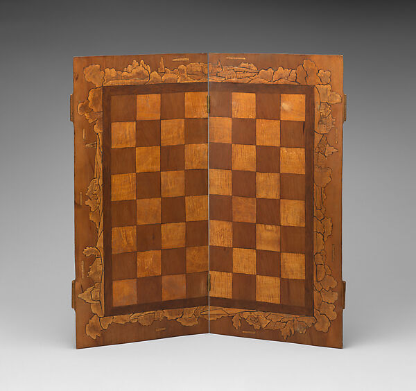 Battle of Waterloo chess set, Phyllis and Delphis Gardner (born 1890 and 1900 respectively), Wood, British, Maidenhead