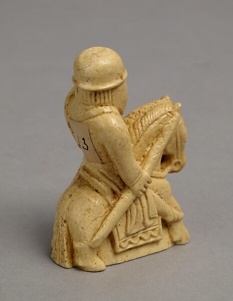 Chessman (Knight), Plaster, painted in white, European