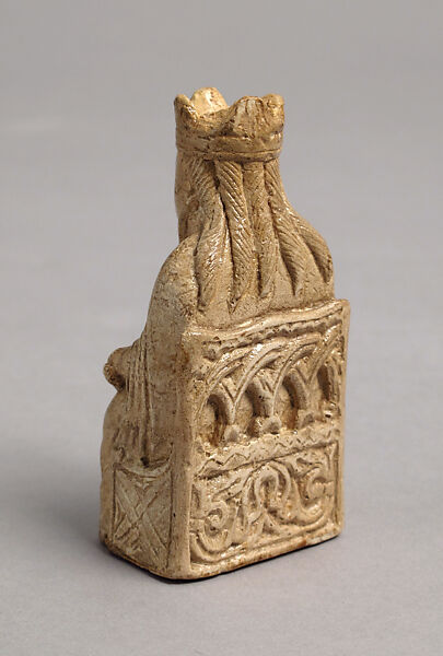 Chessman (King), Plaster, painted white, European