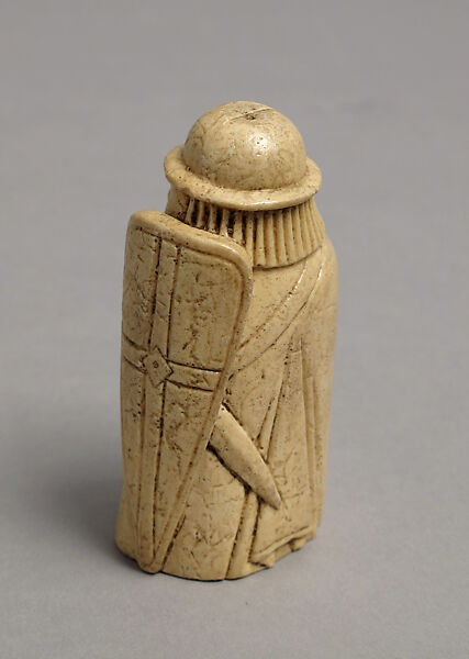 Chessman (Pawn), Plaster, painted white, European