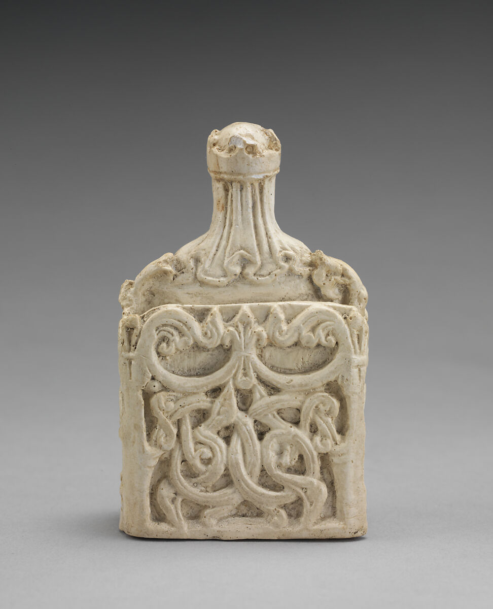 Chessman (Queen), Elkington &amp; Co. (British, Birmingham, 1829–1963), Plaster, painted white; "Fictile ivory", British, Birmingham, after German original